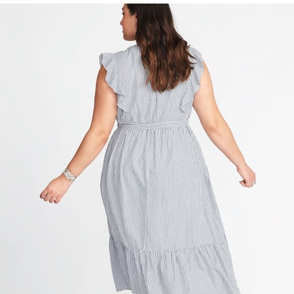 BNWT Old Navy sz 3 Tie Belt No Peek Shirt Dress!! - Picture 2 of 3